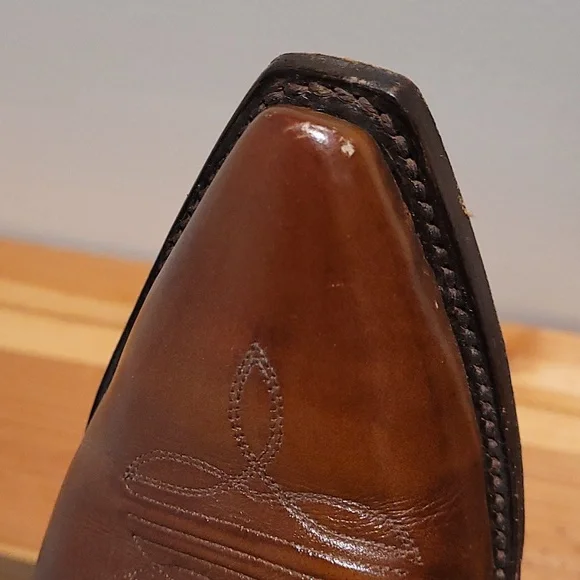 Women's Resistol Brown leather cowboy boots size 9 - Picture 7 of 15